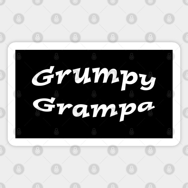 Grumpy Grampa Magnet by Comic Dzyns